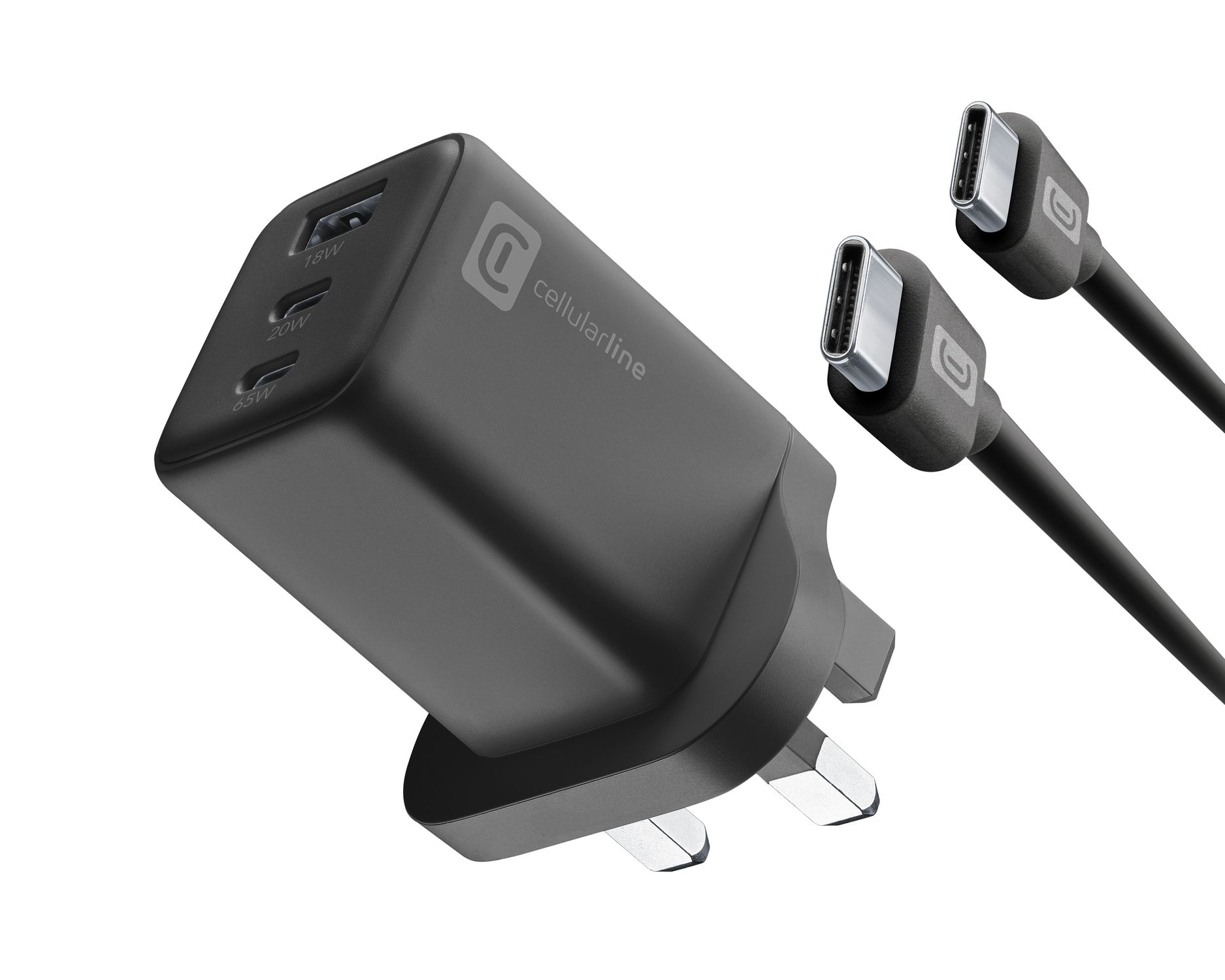 Cellularline Wall Charger Kit for Smartphone