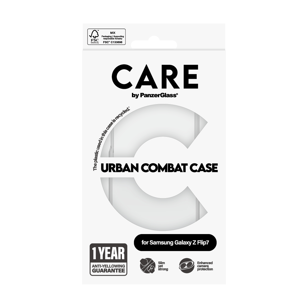 PanzerGlass CARE™ by PanzerGlass® Urban Combat Case Transparent Samsung Galaxy Z Flip7 – image 3