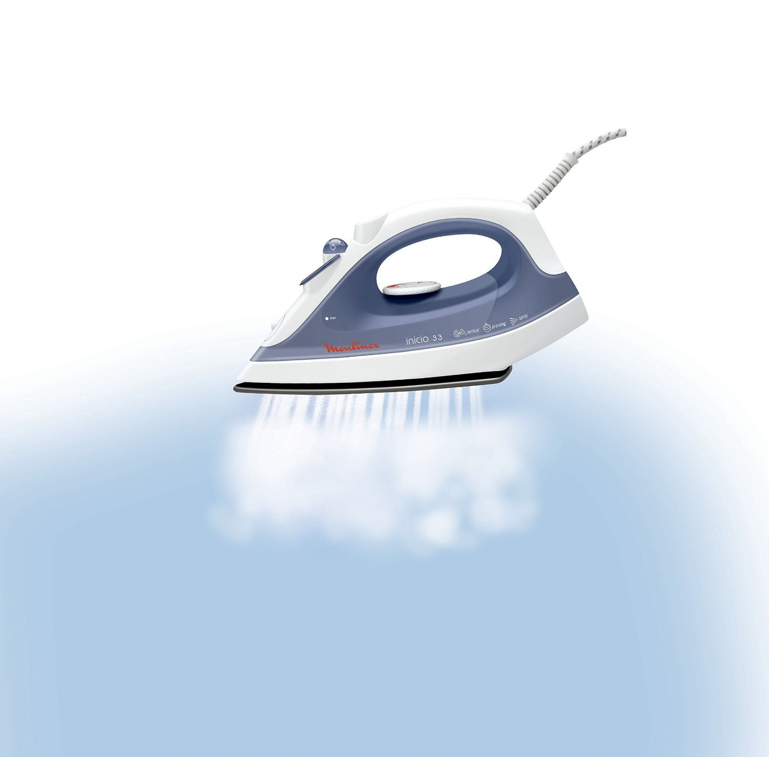 Moulinex IM1233E0 iron Steam iron Stainless Steel soleplate – image 5