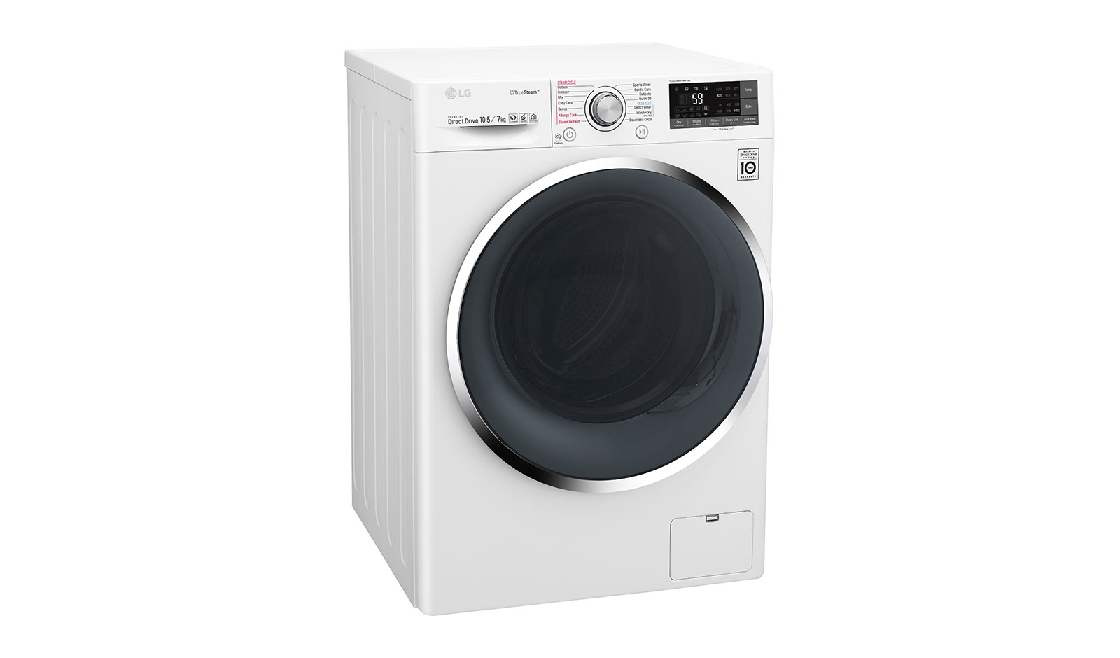 LG F4J8JHP2W washing machine Front-load – image 2