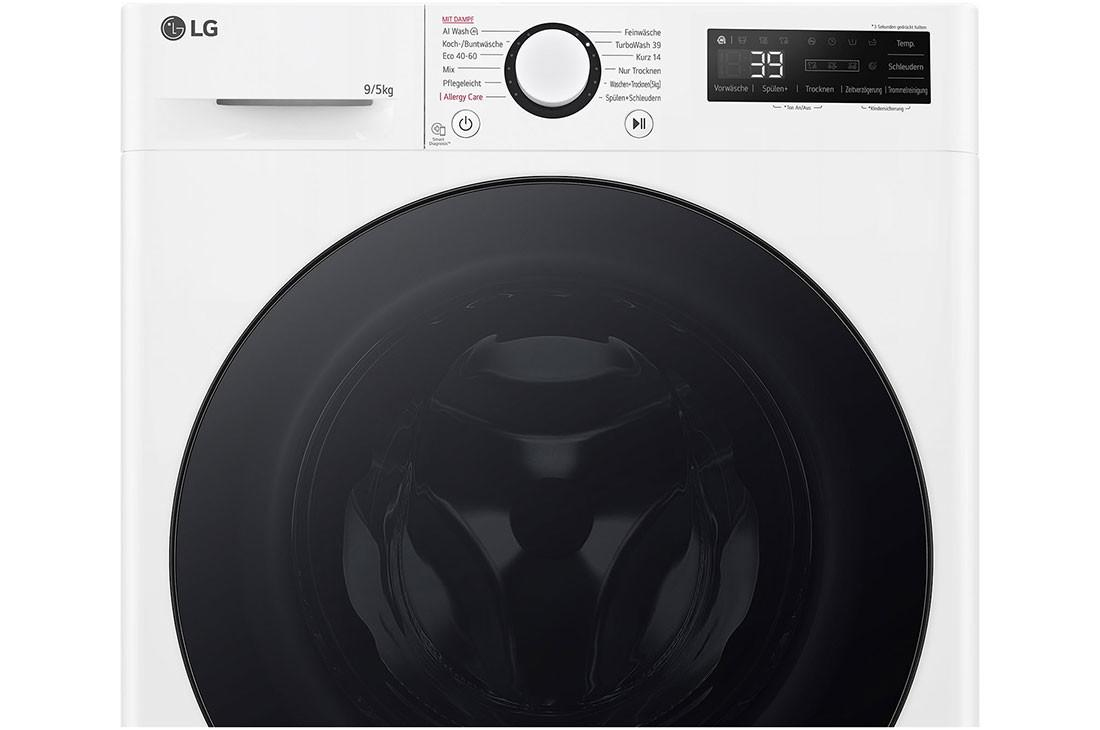 LG V5WD95SLIM washer dryer Freestanding Front-load White – image 3