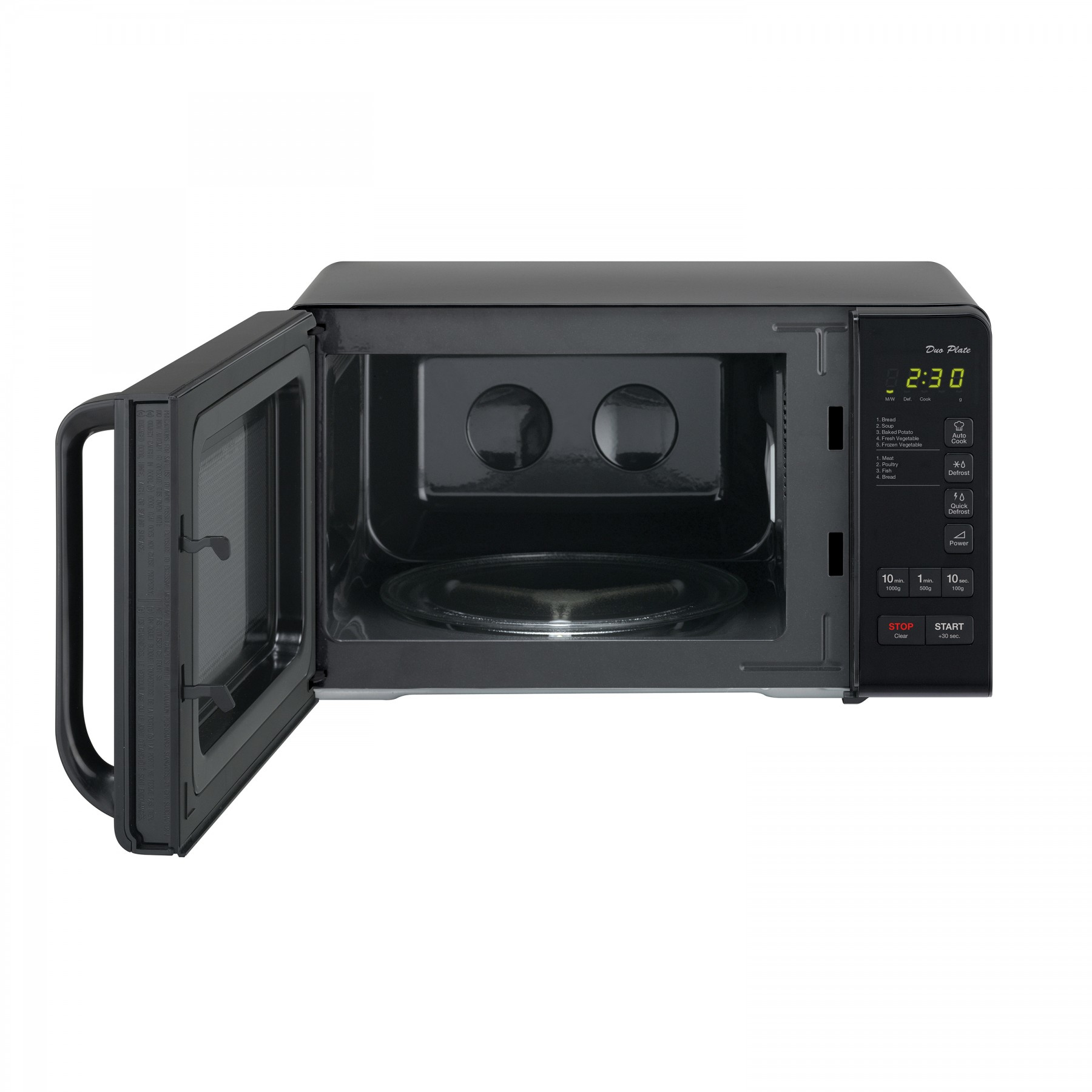 Daewoo KOR-6S3DBK microwave Black Solo microwave Countertop – image 4