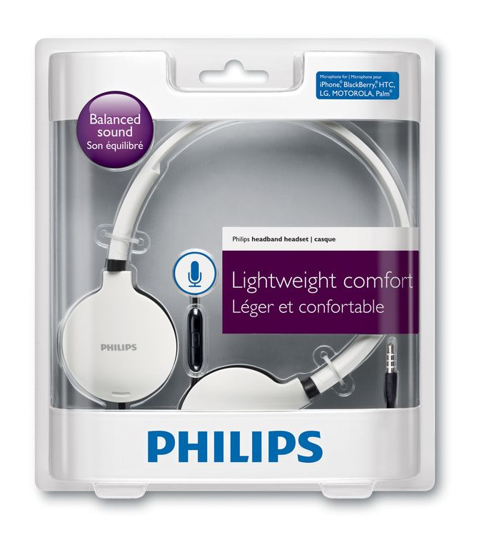 Philips SHL1705WT/28 headphones/headset Wired Head-band White – image 2
