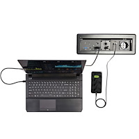 StarTech.com Conference Table Box for AV Connectivity & Power/Charging - 4K HDMI output with HDMI, DP, & VGA Inputs, GbE, Audio - Charging Station w/ 2x USB-A & – image 8