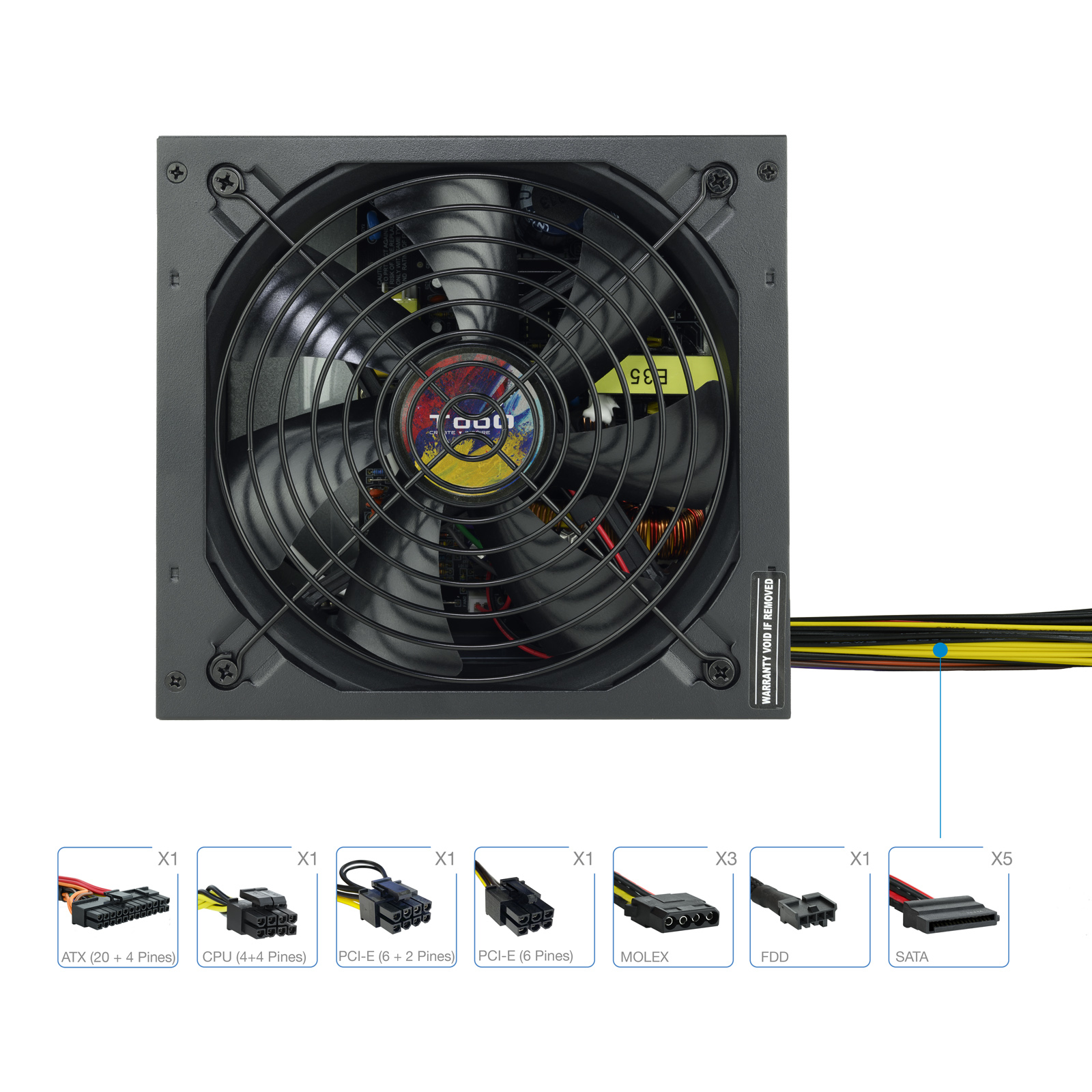 TooQ TQAPOLO-700SP power supply unit – image 3