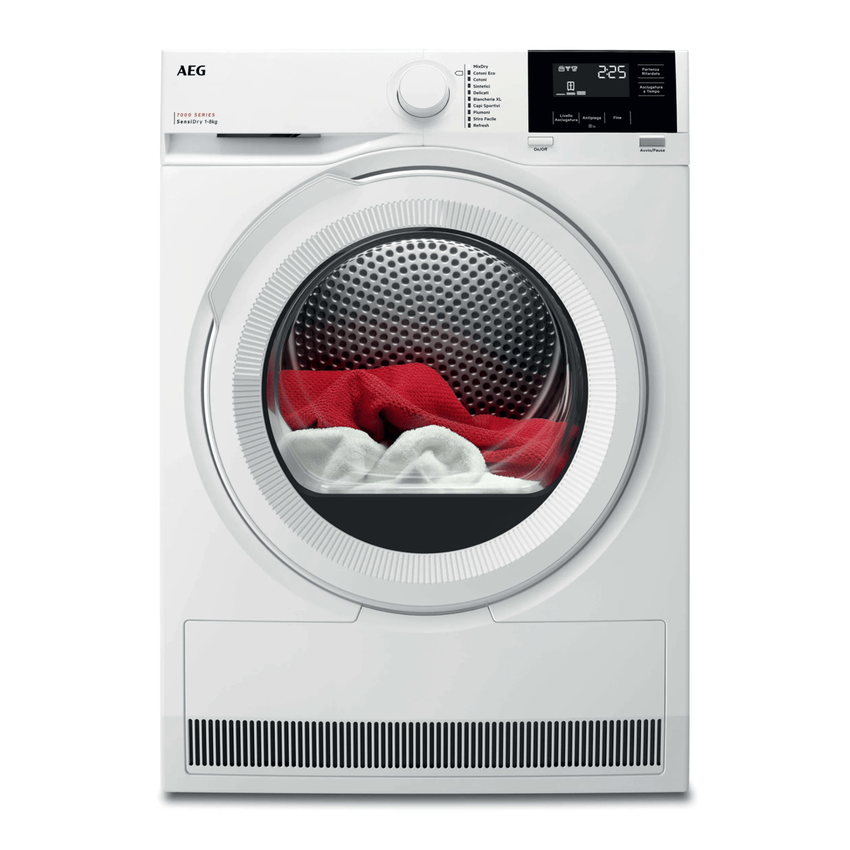 AEG TR7G81OW tumble dryer Freestanding Front-load