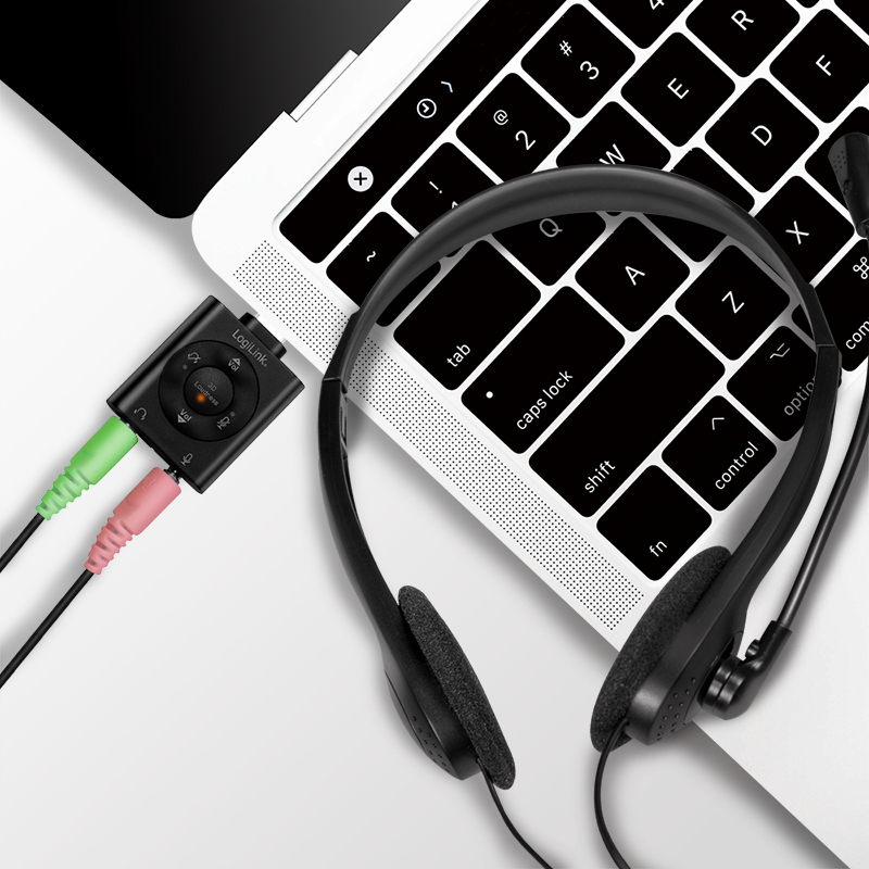 LogiLink HS0052 headphones/headset Wired Head-band Office/Call center Black – image 8