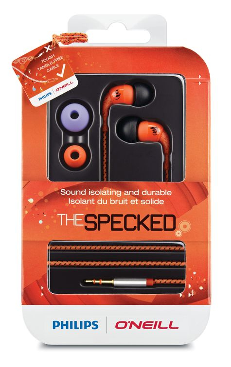 Philips SHO9555/28 headphones/headset Wired In-ear Orange – image 2