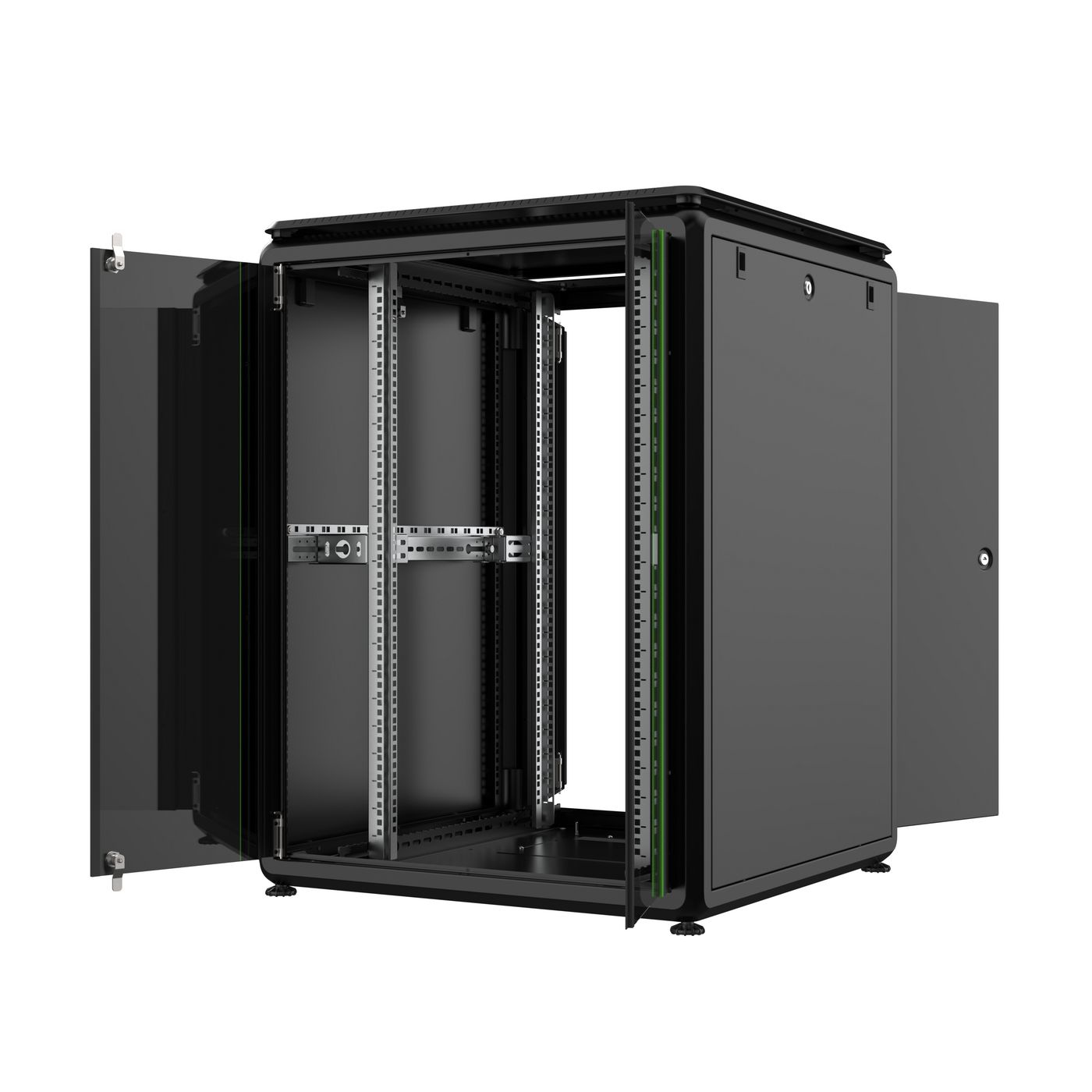 Lanview RDL20U88BL rack cabinet 20U Freestanding rack Black – image 2