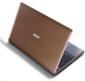 Acer Aspire 5755G-2354G1TMncs/C045 Intel® Core™ i3 i3-2350M 39.6 cm (15.6") HD 4 GB DDR3-SDRAM 1 TB HDD NVIDIA® GeForce® GT 630M Linux Linpus Brown, Copper – image 1