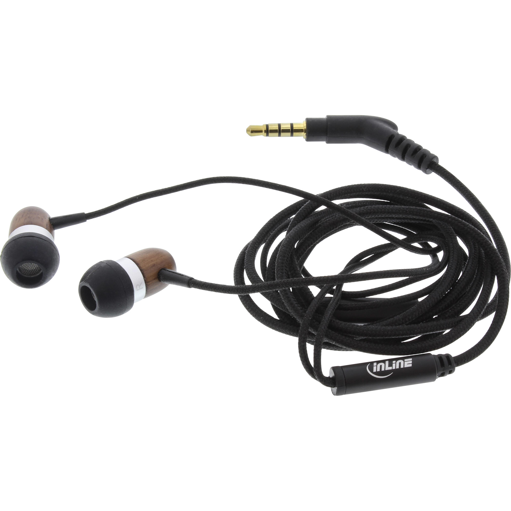 InLine woodin-ear, In-Ear Headset – image 2