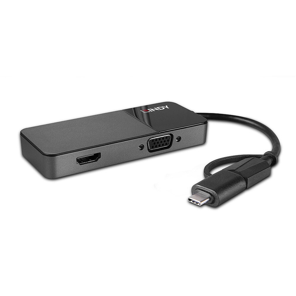 Lindy 43354 laptop dock/port replicator USB 3.2 Gen 1 (3.1 Gen 1) Type-A + Type-C Black – image 3