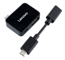 Lenovo ZG38C01111 laptop dock/port replicator USB 2.0 Micro-B Black