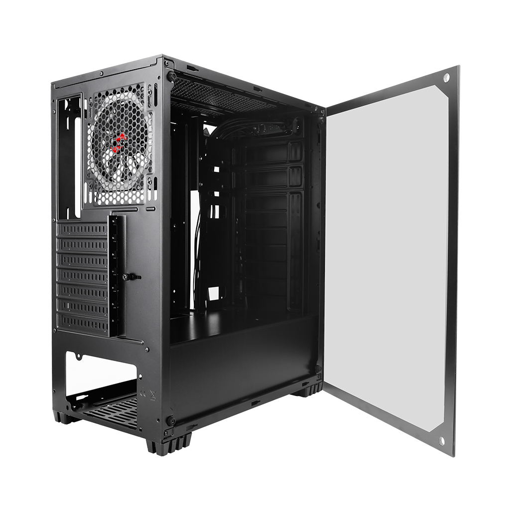 itek T-MASK Midi Tower Black, Grey – image 7