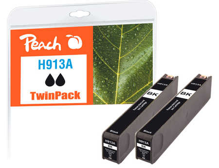 Peach PI300-740 ink cartridge 2 pc(s) Compatible Standard Yield Black
