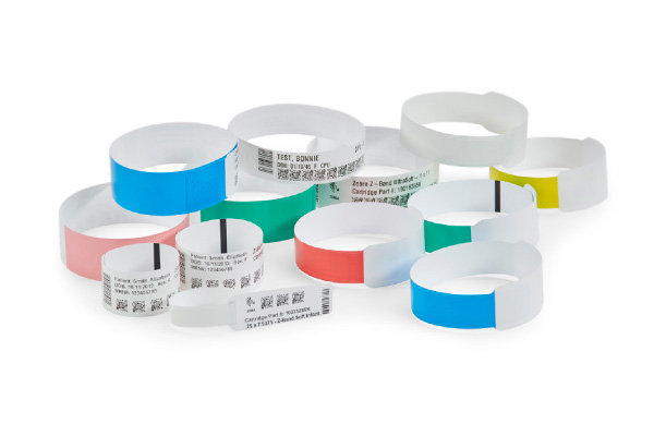 Zebra Z-Band UltraSoft Wristband White