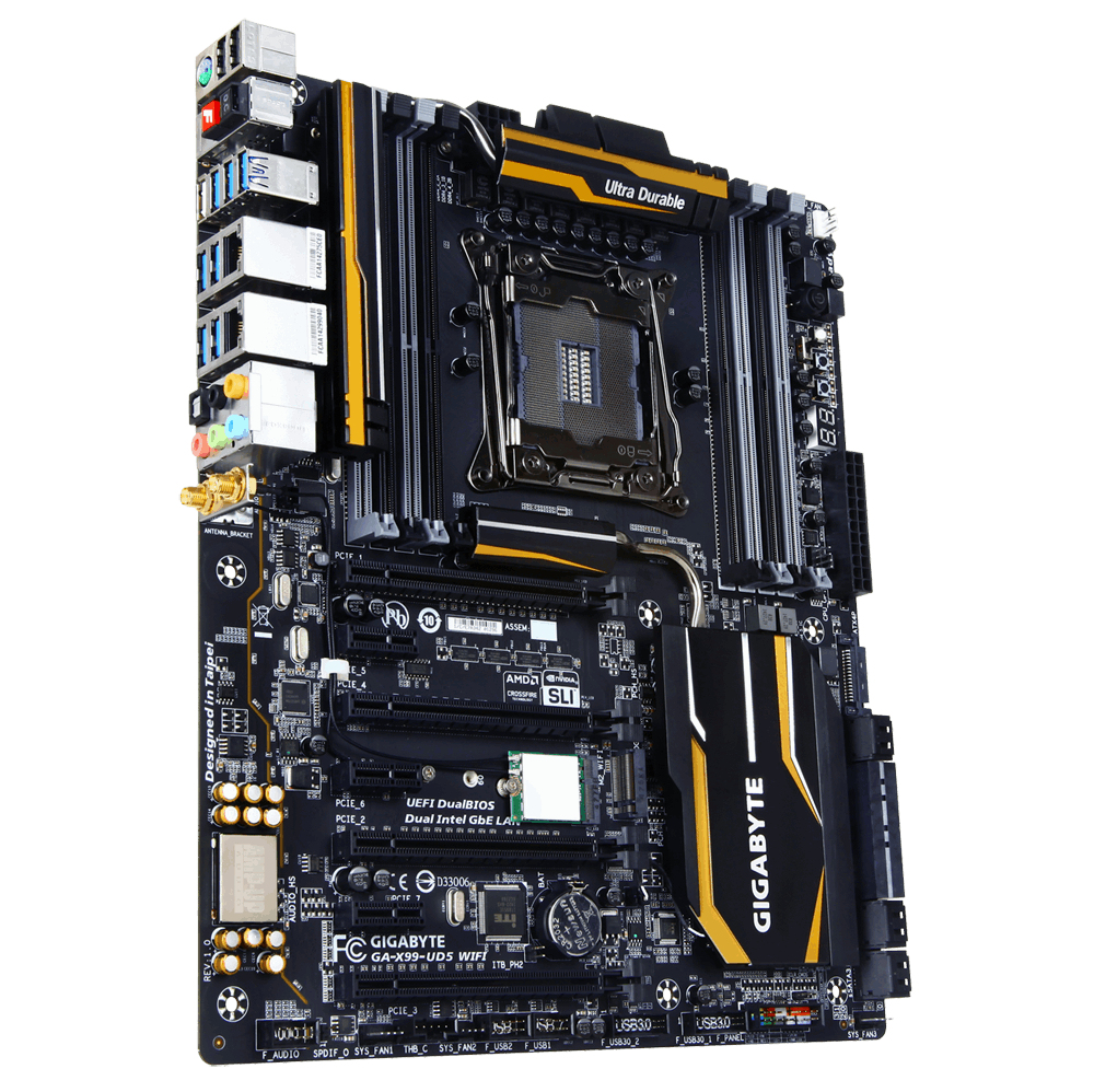 GIGABYTE GA-X99-UD5WIFI motherboard Intel® X99 LGA 2011-v3 Extended ATX – image 3