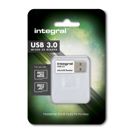 Integral INCRUSB3.0MSD card reader USB 3.2 Gen 1 (3.1 Gen 1) Type-C White – image 2