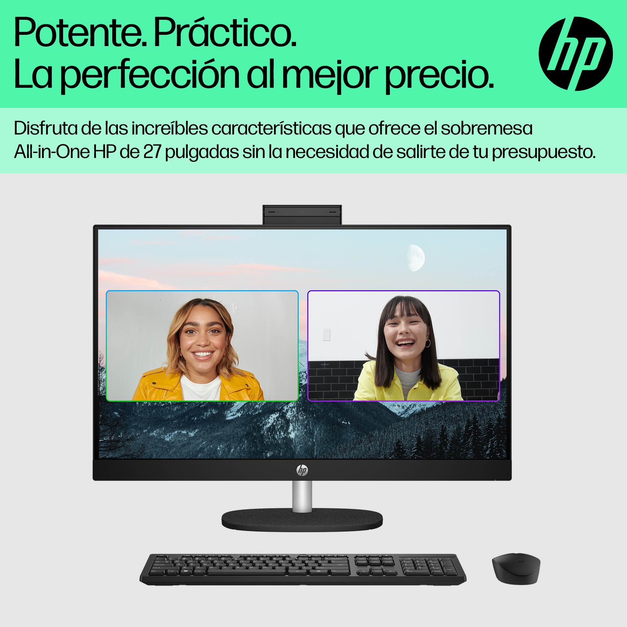 All in one - HP 27-cr0108ns 27" Full HD, AMD Ryzen™ 5 7520U, 16 GB LPDDR5, 512 SSD, Gráficos Radeon™ Integrados, Sin Sistema Operativo, Blanco - imagen 8