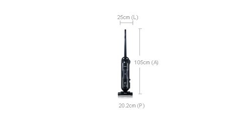Samsung SS3021 Upright vacuum HEPA Bagless Black – image 4