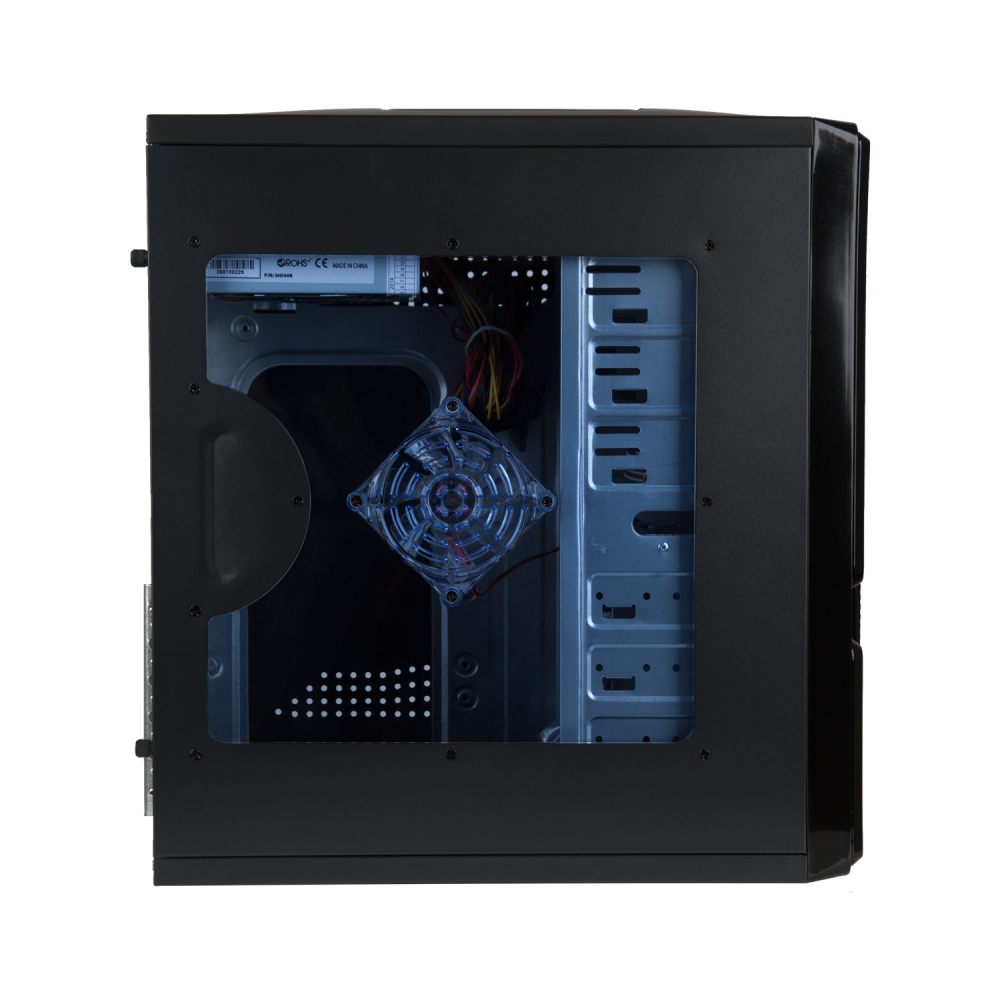 Vultech GS-2681 computer case Midi Tower Black, Transparent – image 2