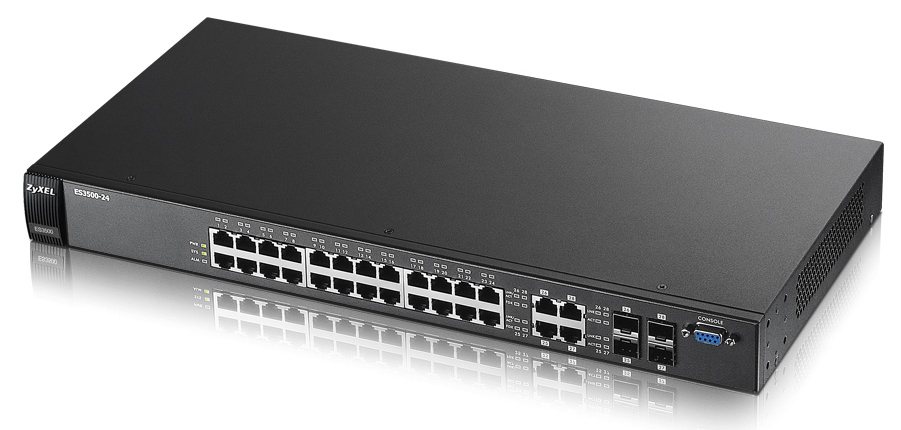Zyxel ES3500-24 Managed L2 Black – image 1