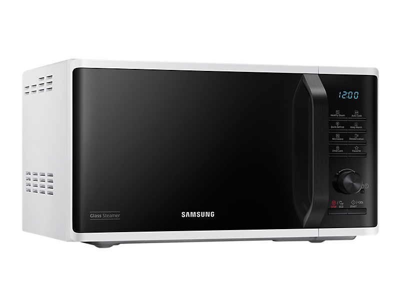 Samsung MW3500K Black, White Solo microwave Countertop – image 4