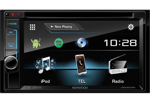 Kenwood DDX4017BT car media receiver Black