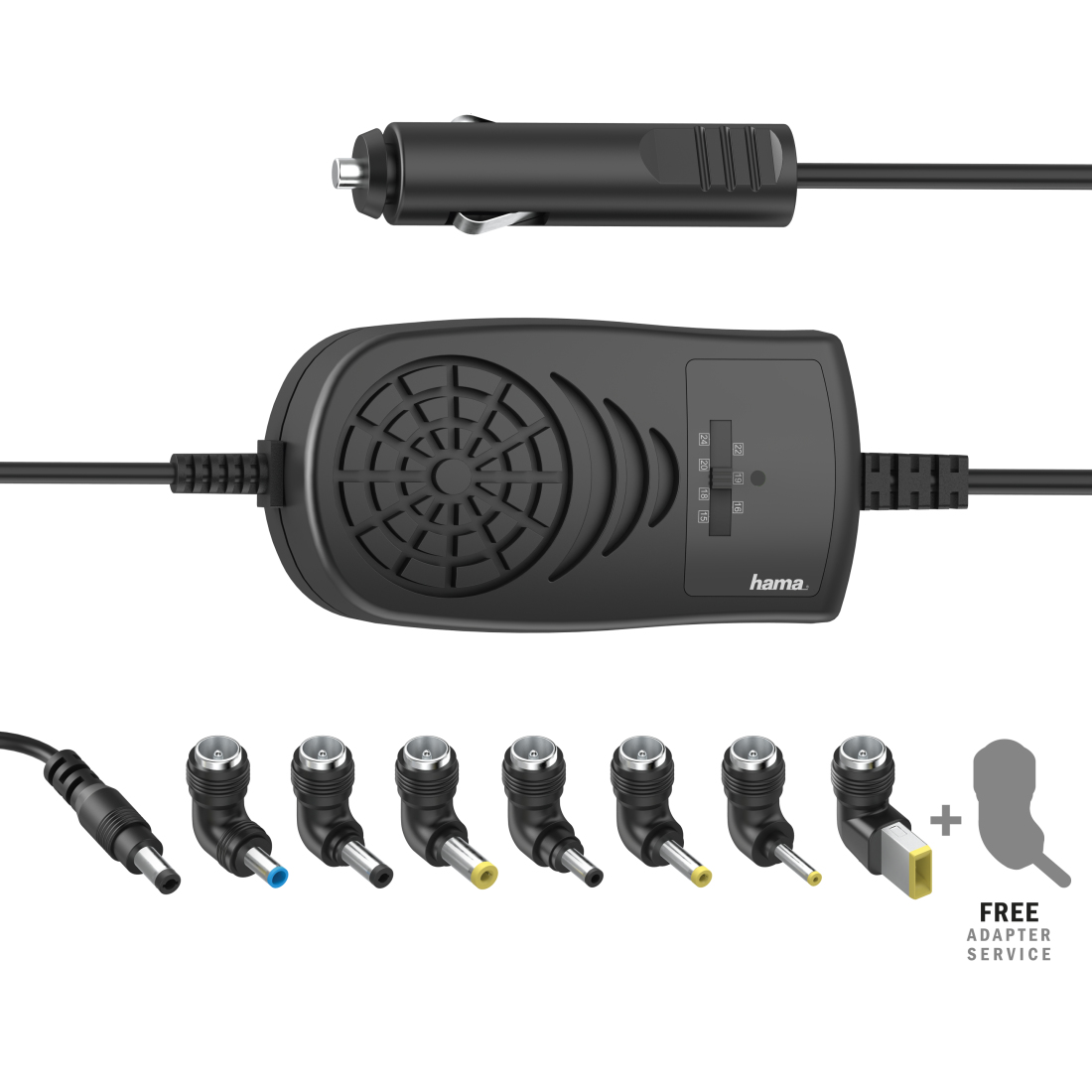 Hama 200009 Laptop Black Cigar lighter Auto