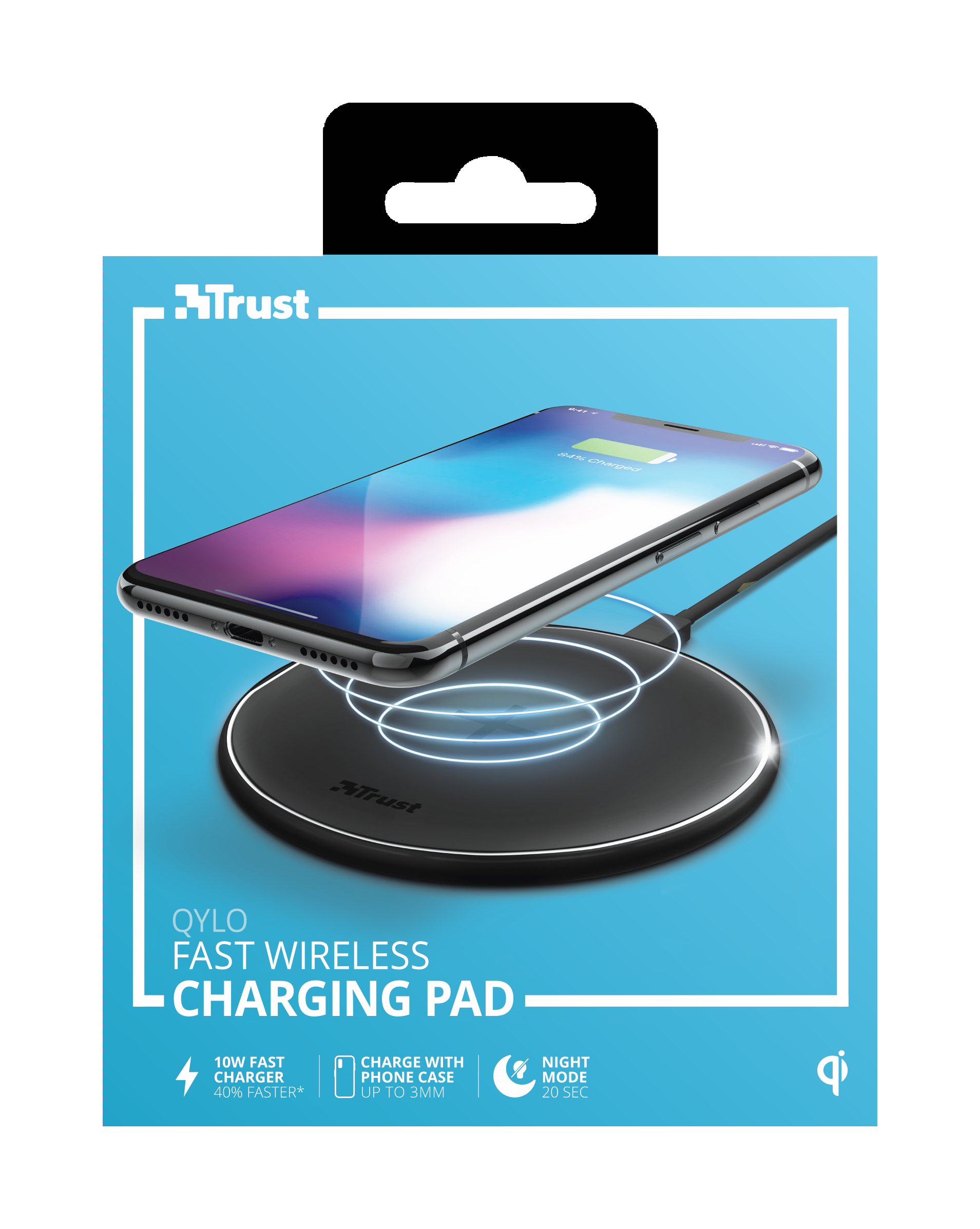 Trust Fyber10 Smartphone Grey USB Wireless charging Fast charging Auto – image 5