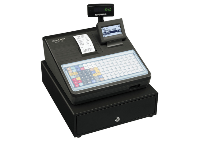 صورة Sharp XEA217B مسجل نقدي، طباعة حرارية، 2000 PLU، شاشة LCD