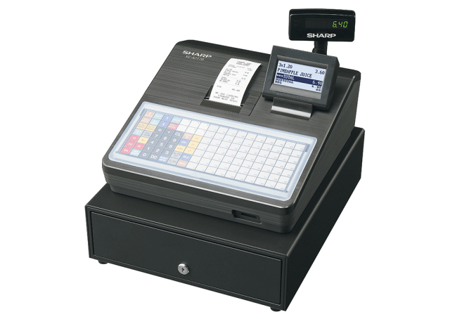 صورة Sharp XEA217B مسجل نقدي، طباعة حرارية، 2000 PLU، شاشة LCD