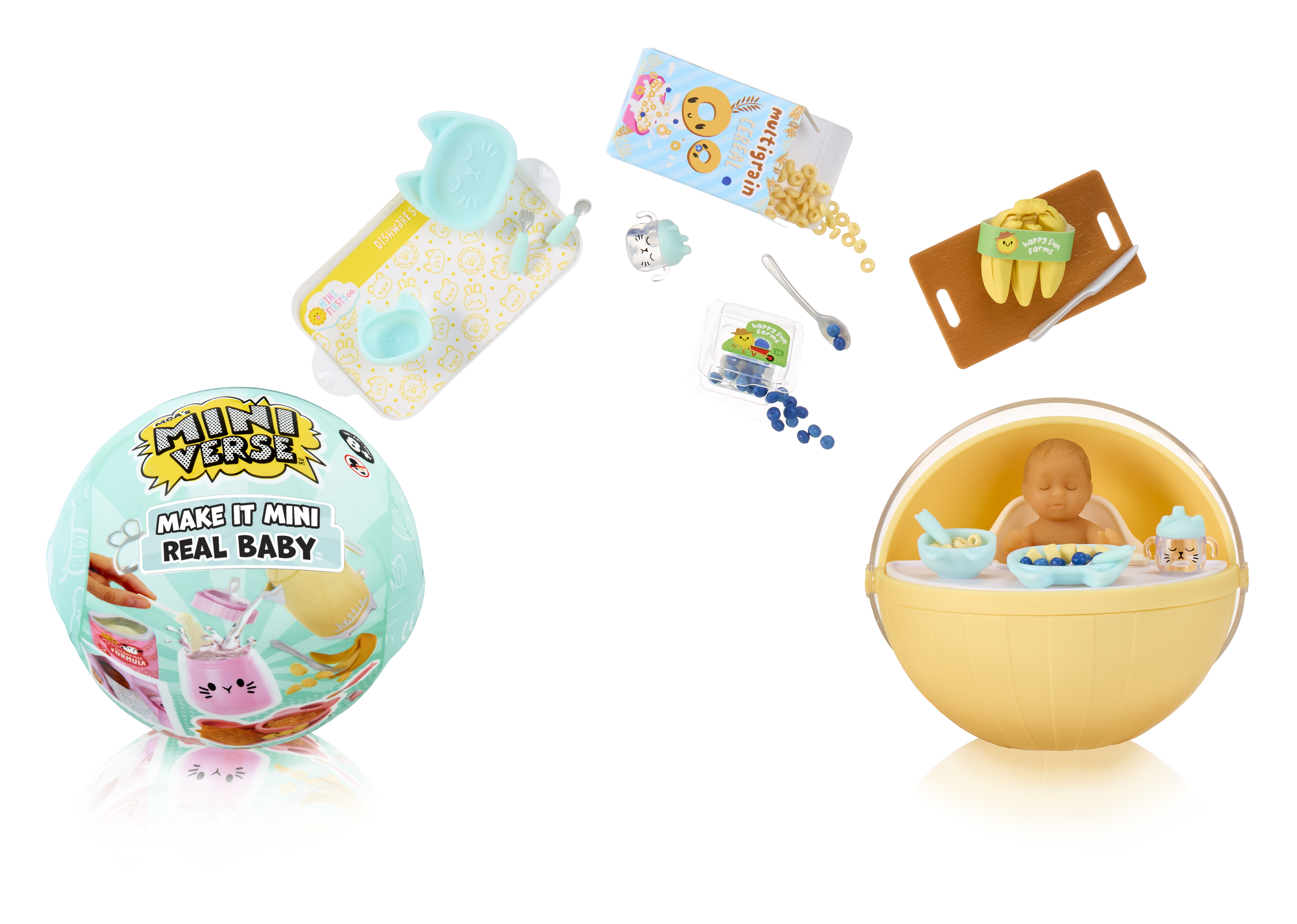 عکس مینیورس اکشن فیگور ست Make It Mini Real Baby، پلاستیکی، مولتی کالر