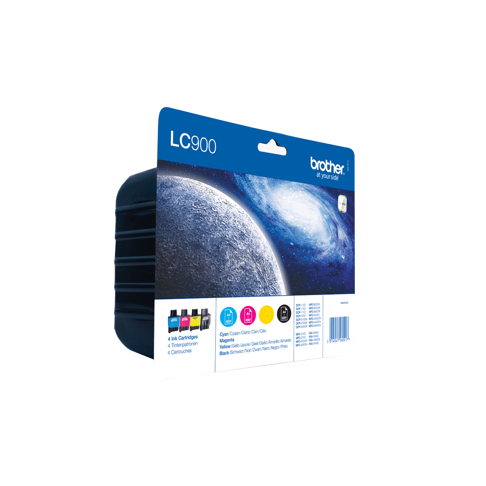 Brother LC-900VALBPDR ink cartridge Original Black, Cyan, Magenta, Yellow – image 2