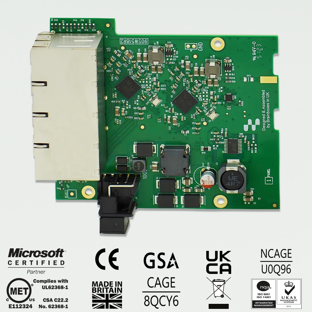 Brainboxes Embedded Industrial 8 Port Gigabit Ethernet Switch – image 2