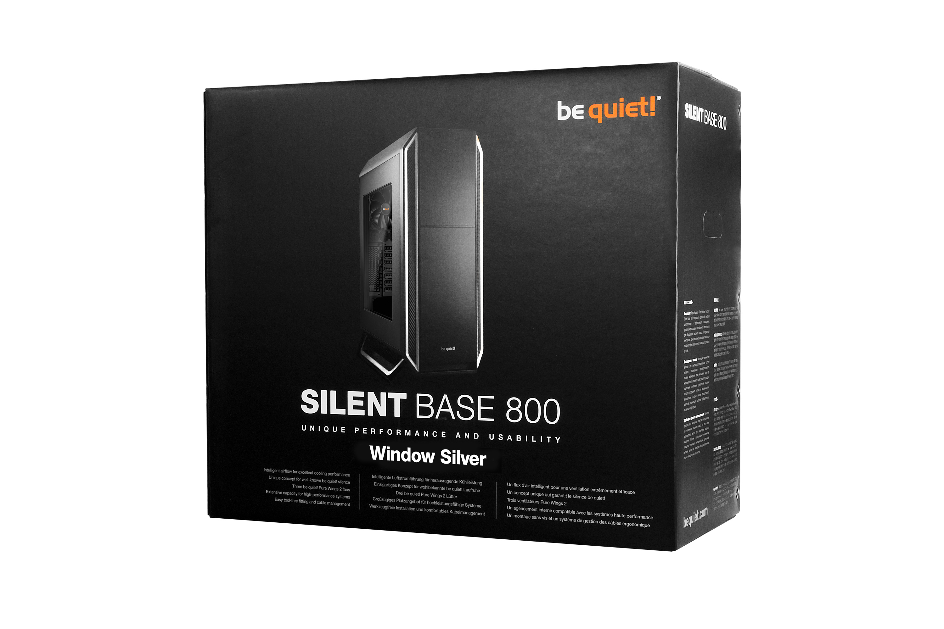 be quiet! Silent Base 800 Tower Black, Silver image 6