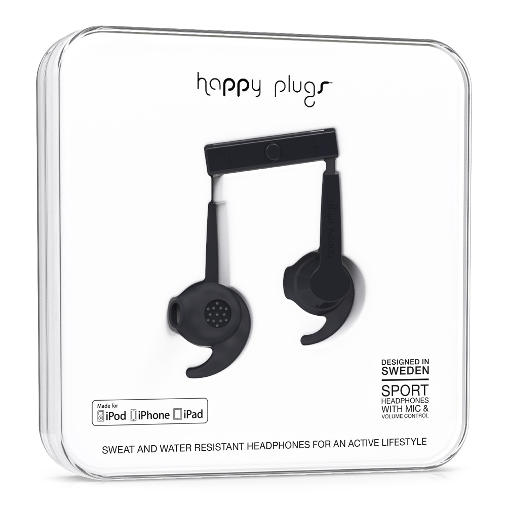 Happy Plugs Sport Headset Wired In-ear Black image 2