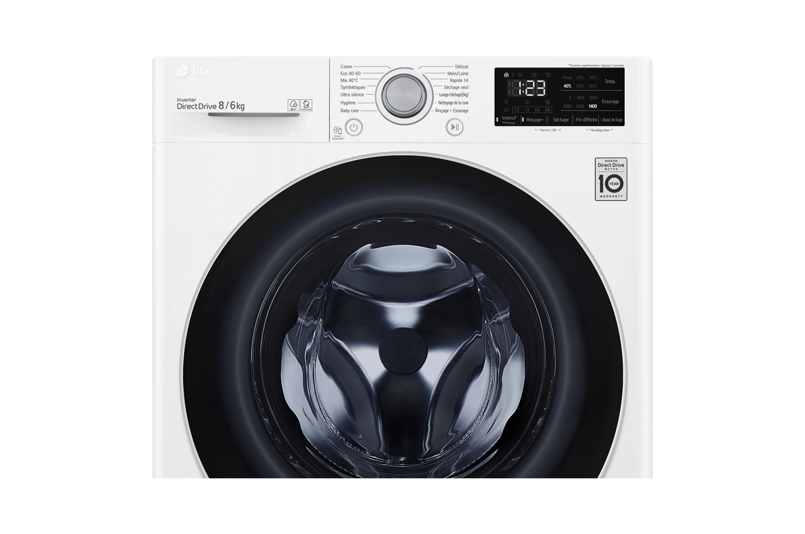 LG F864V31WR washer dryer Freestanding Front-load White – image 5