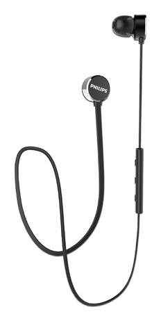 Auriculares Internos Philips Upbeat TAUN102BK - con Micrófono - en Oreja - Bluetooth - Inalámbrico - TAUN102BK/27