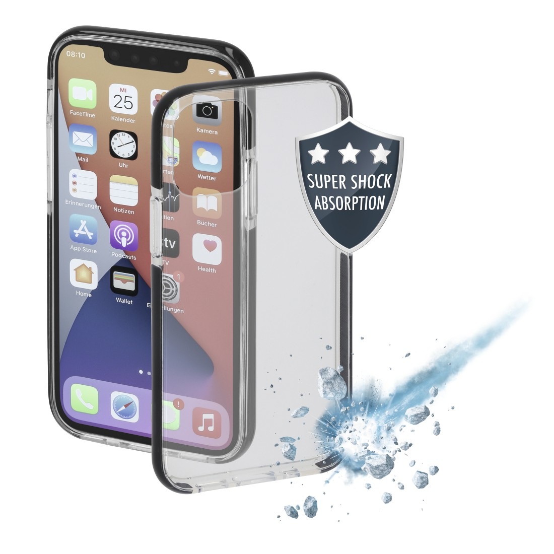 Hama 00196973 mobile phone case Cover Black, Transparent – image 2