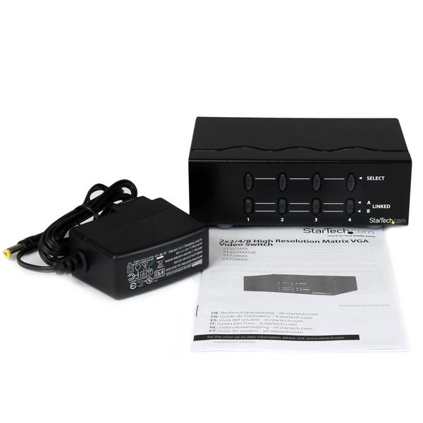 StarTech.com 2x4 High Resolution Matrix VGA Video Switch – image 5
