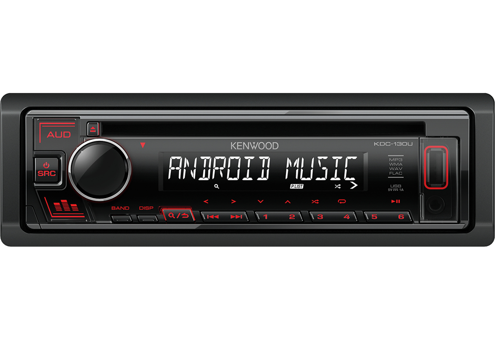 Kenwood KDC-130UR car media receiver Black – image 1