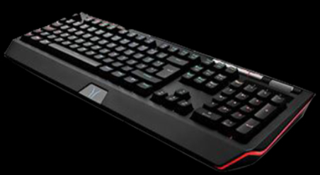 ERAZER X81600 keyboard Gaming USB QWERTZ German Black