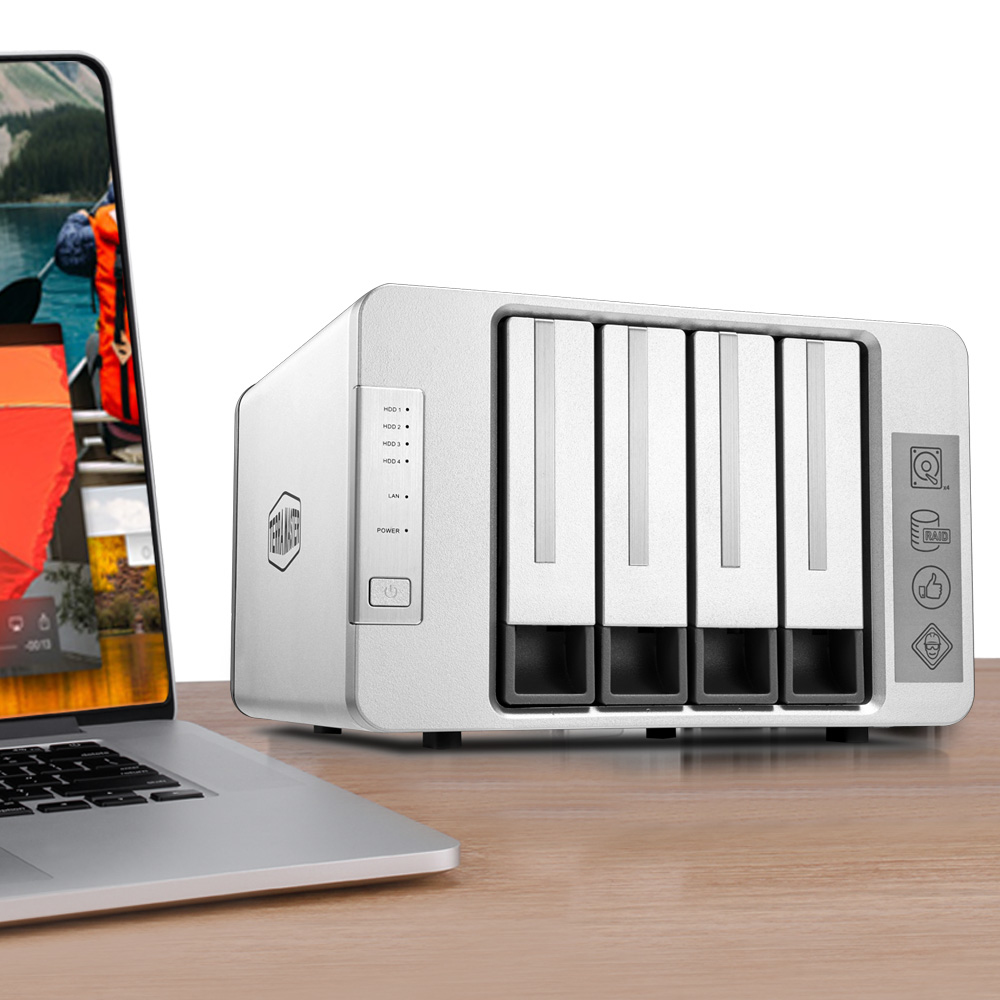 TerraMaster F4-210 NAS/storage server Desktop Realtek RTD1296 – image 5