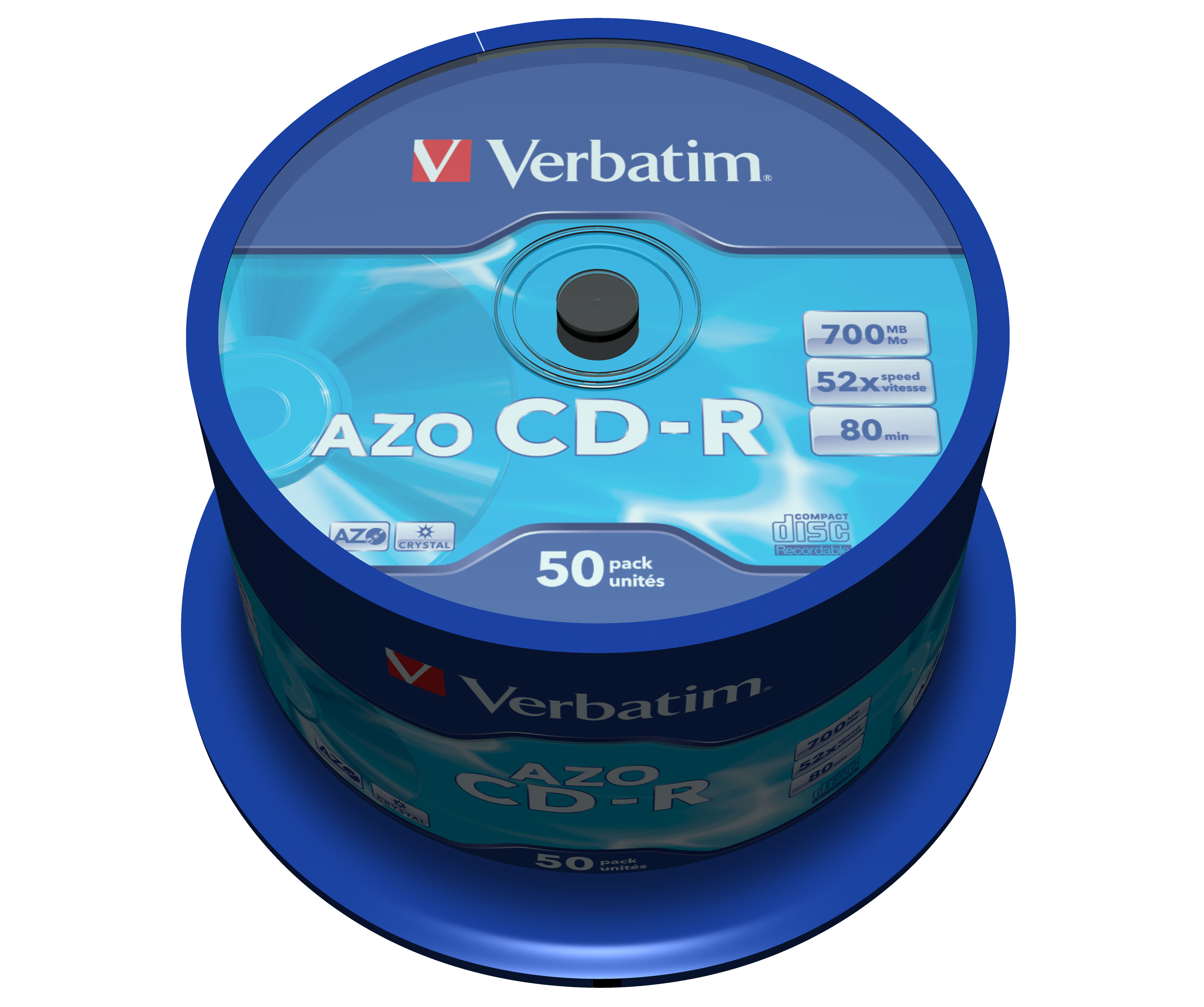 Verbatim CD-R AZO Crystal 700 MB 50 styck