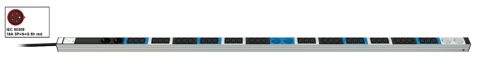 Vertiv Knürr DIS Rack PDU, TripplePower, 0U, input IEC 60309 230/400V – image 2
