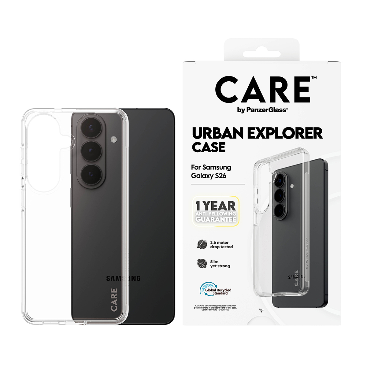 PanzerGlass CARE™ by PanzerGlass® Urban Explorer Case Transparent Samsung Galaxy S26 – image 2