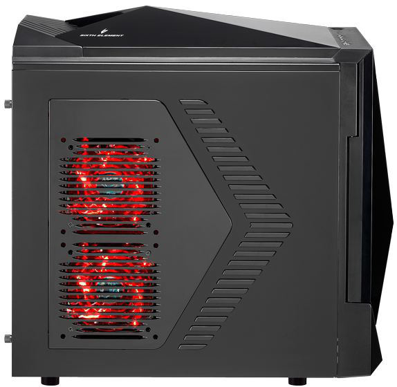 Aerocool EN56519 computer case Midi Tower Black, Red – image 5