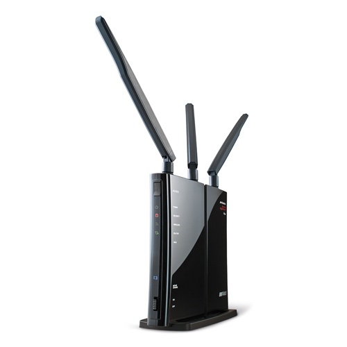 Buffalo WZR-HP-G450H wireless router Gigabit Ethernet Black – image 1
