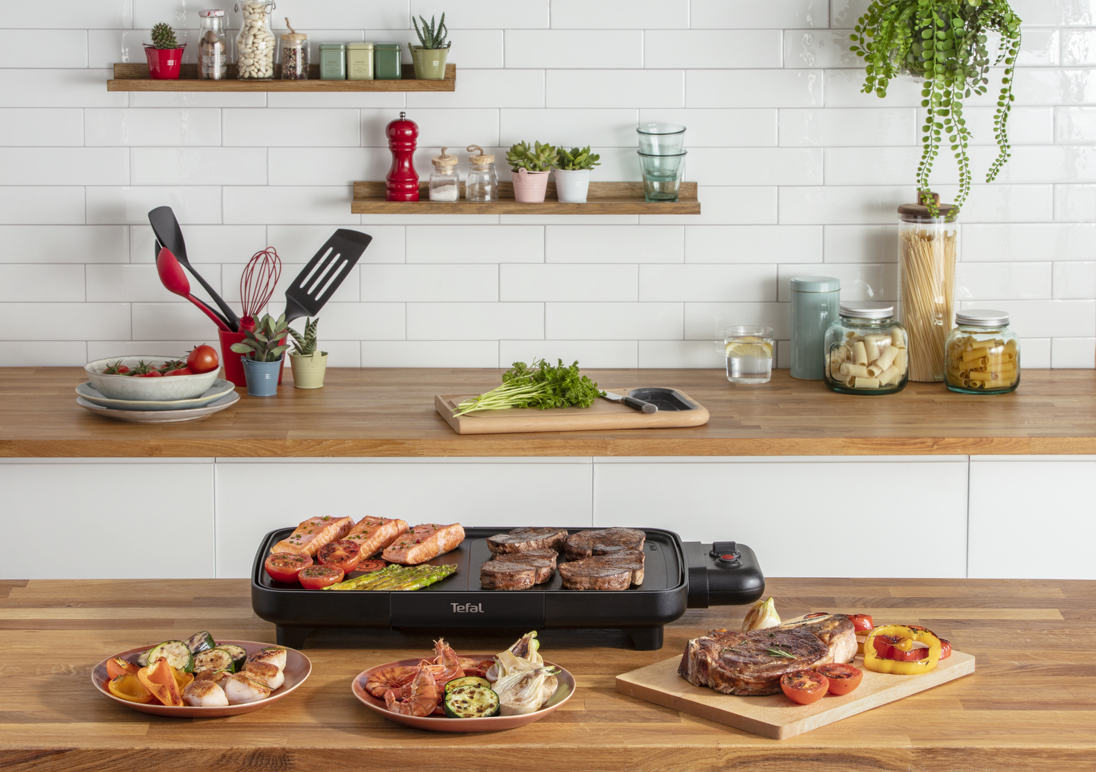 Tefal Plancha Booster CB6428 contact grill – image 9